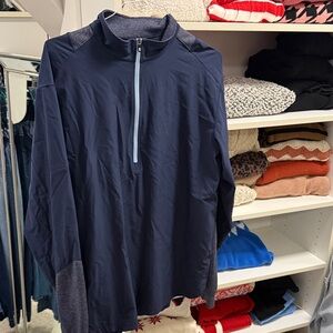Men's foot joy Navy Half-Zip Pullover Jacket